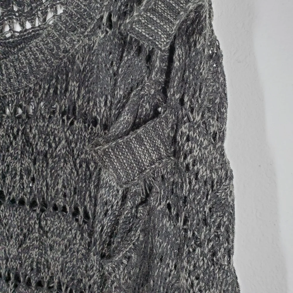 TORRID LADDER & POINTELLE KNIT SWEATER